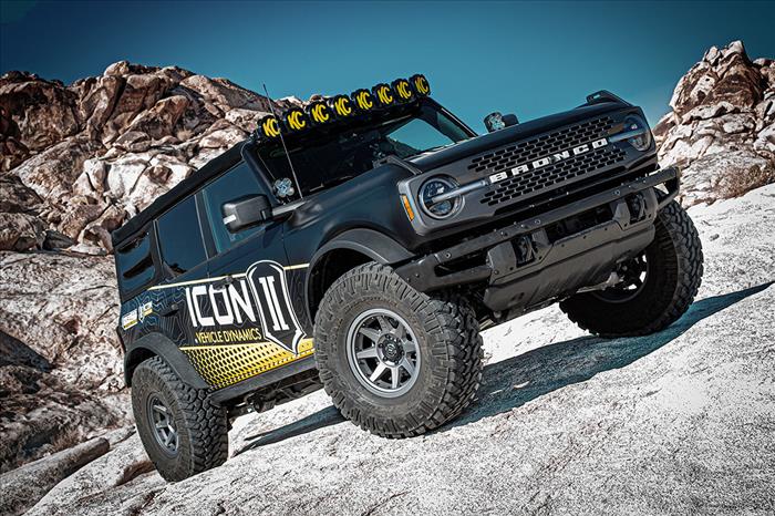 ICON Vehicle Dynamics 21+ BRONCO NON-SASQUATCH 3-4" LIFT STAGE 4 SUSPENSION SYSTEM BILLET