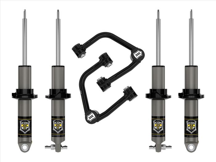 ICON Vehicle Dynamics 21+ BRONCO HOSS 1.0 PKG 1.375-3" LIFT STAGE 2 SUSPENSION SYSTEM TUBULAR