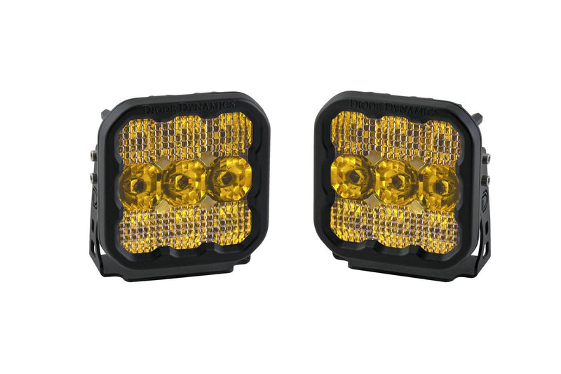 Diode Dynamics Stage Series 5" Yellow Pro LED Pod (pair)