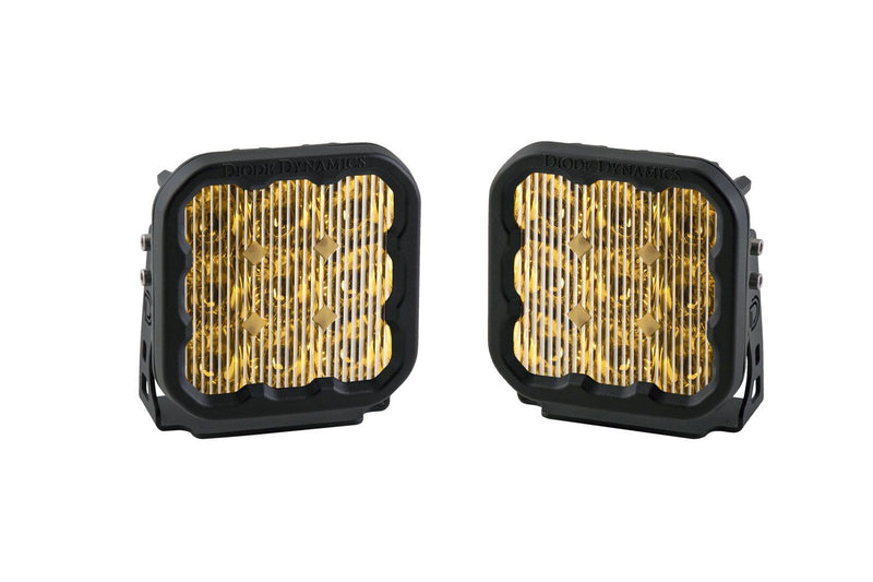 Diode Dynamics Stage Series 5" Yellow Pro LED Pod (pair)