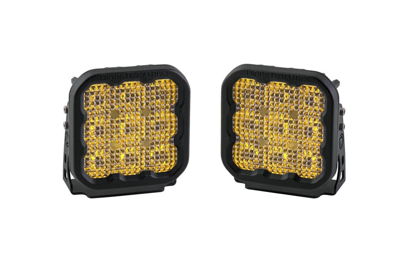 Diode Dynamics Stage Series 5" Yellow Pro LED Pod (pair)