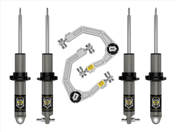 ICON Vehicle Dynamic 21+  BRONCO HOSS 1.0 PKG 1.375-3" LIFT STAGE 2 SUSPENSION SYSTEM BILLET