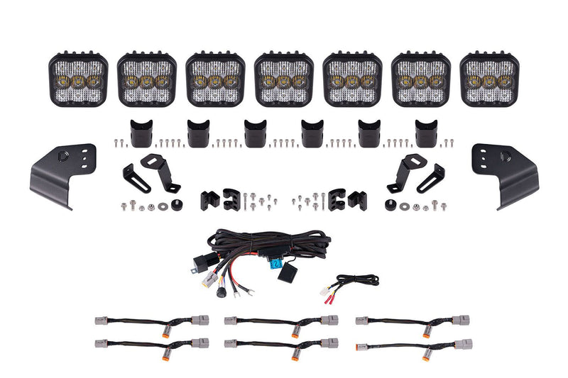 Diode Dynamics SS5 Windshield CrossLink Lightbar Kit for 2021-2023 Ford Bronco