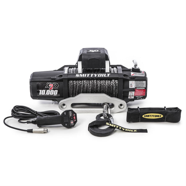 Smittybilt X2O 10K Waterproof Synthetic Rope 10000lb Wireless Winch Gen2