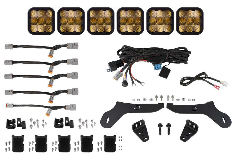 Diode Dynamics SS5 Grille CrossLink Lightbar Kit for 2017-2020 Ford Raptor