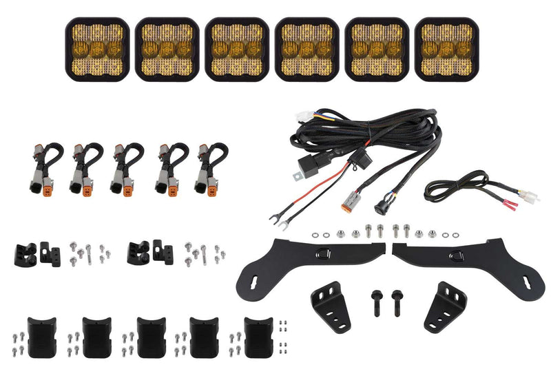 Diode Dynamics SS5 Grille CrossLink Lightbar Kit for 2017-2020 Ford Raptor